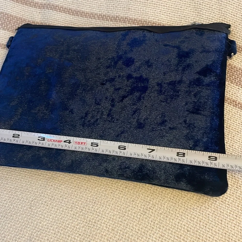 Velvet Blue Wristlet/Crossbody